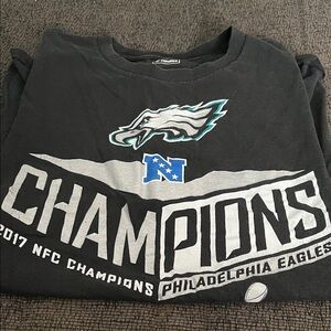 Fanatics Pro Line Black T-Shirt. Eagles Super Bowl winning season! 2017
